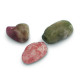 Natural stone nugget beads Quarz 5-10mm Multicolour pink green brown
